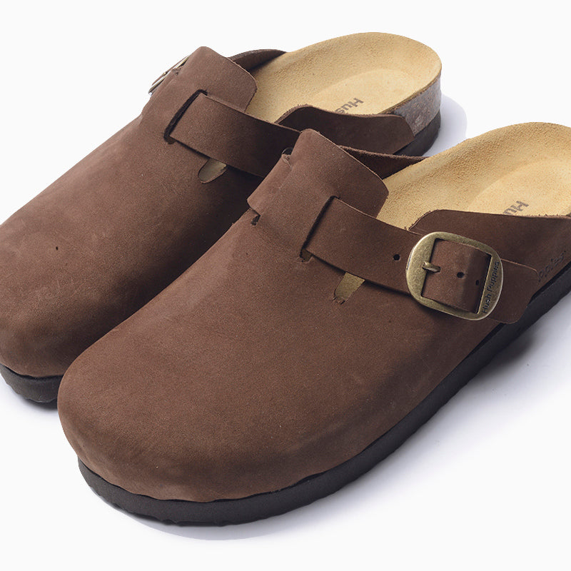 Zuecos Hush Puppies Marrón Bora II