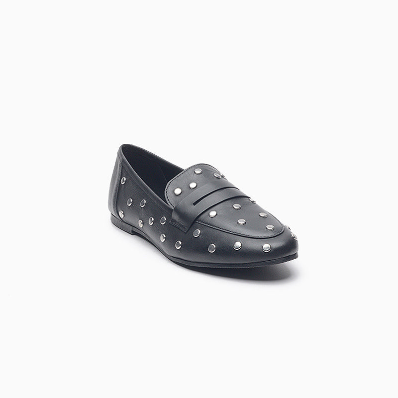 Mocasin a pie Negro Denia
