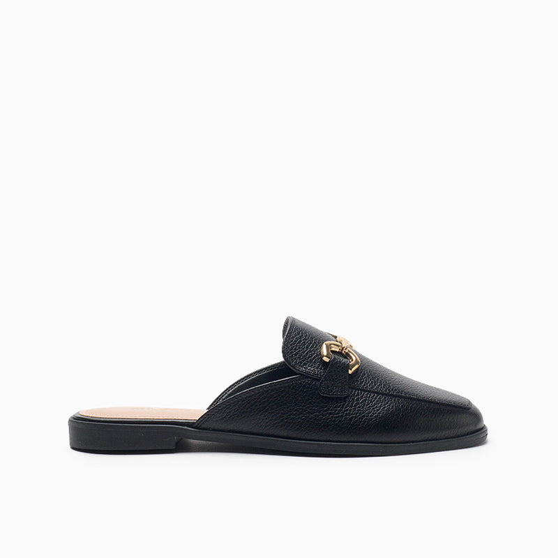 Zuecos Arezzo Negro Jazmin