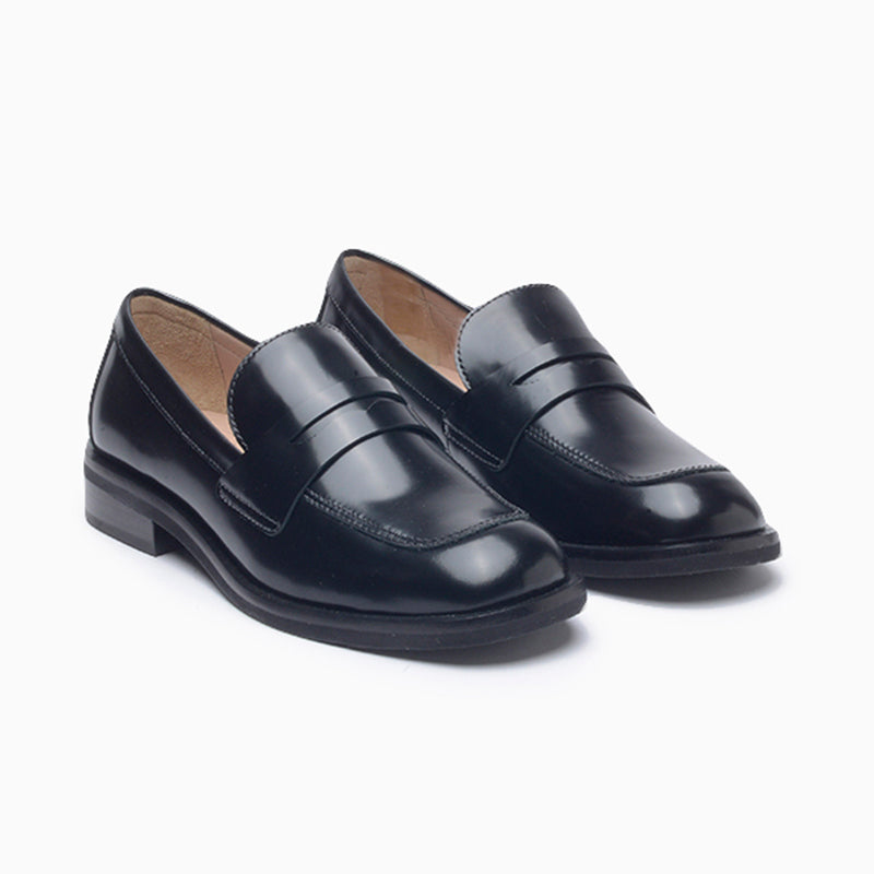 Mocasin Hush Puppies Negro Rosi