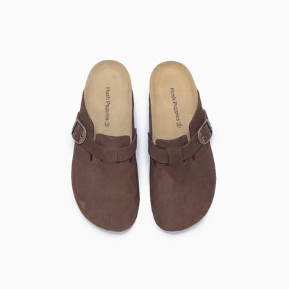 Zuecos Hush Puppies Marrón Bora II