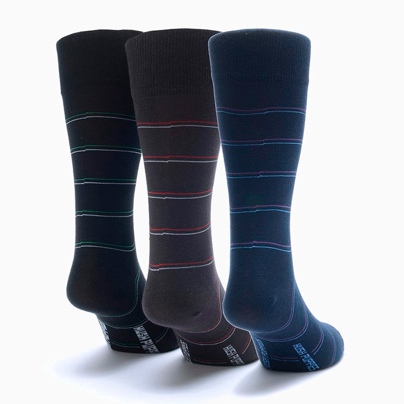 Medias Hush Puppies Azul 5043 - Pack 3 Soquete