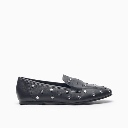 Mocasin a pie Negro Denia