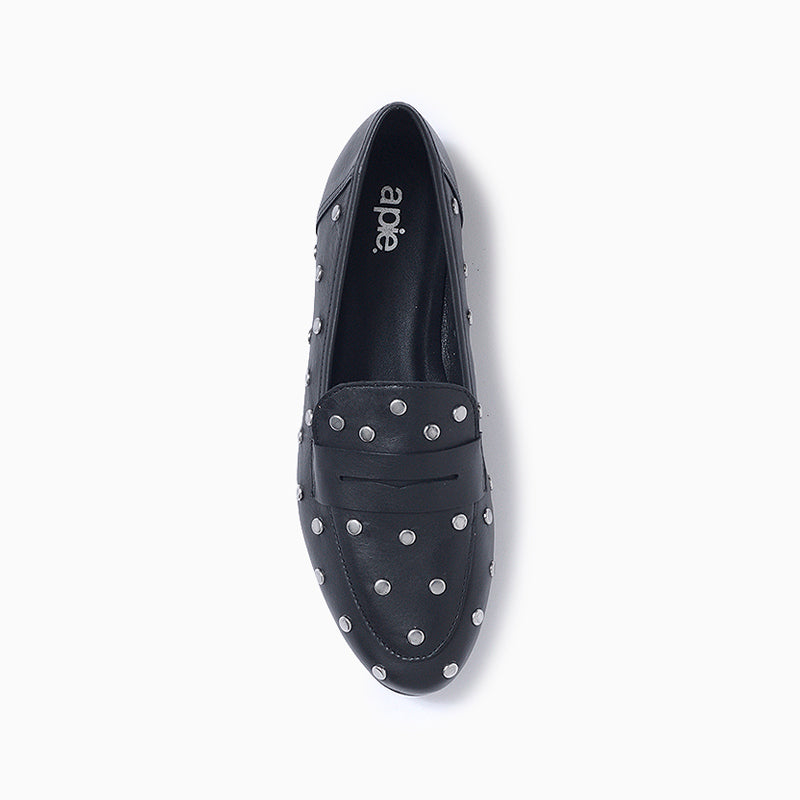 Mocasin a pie Negro Denia