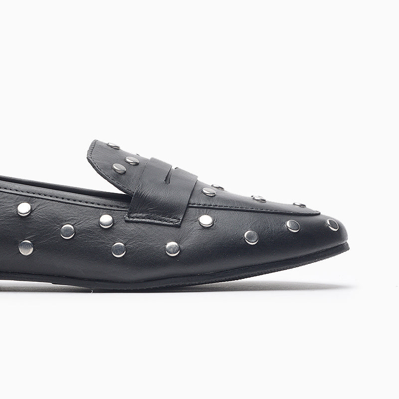 Mocasin a pie Negro Denia