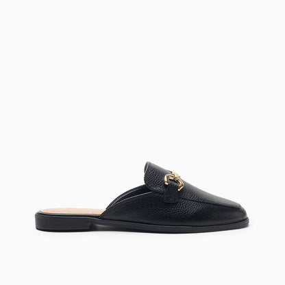 Zuecos Arezzo Negro Jazmin